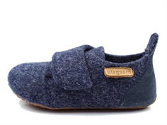 Bisgaard blue slippers with Velcro